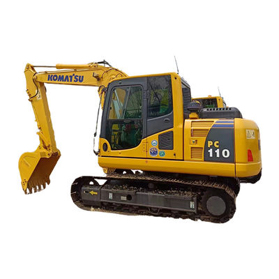 11 Tonnen Komatsu PC110-8 Bagger mit geringem Ölverbrauch und Originalhydraulikzylinder
