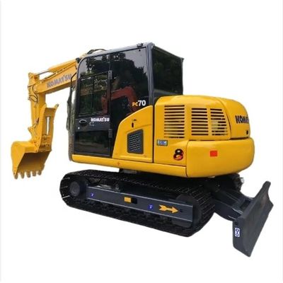 Komatsu PC70 7T Gebrauchtbagger mit 0,2m3 Eimer-Kapazität und gutem Laufzustand