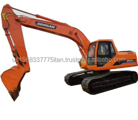 Hydraulischer Doosan Crawler Bagger DH220LC 220 auf dem koreanischen Baumaschinenmarkt