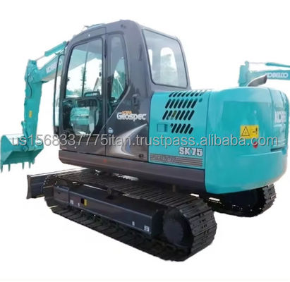 Kobelco SK75-8 Hydraulischer Crawlerbagger aus Japan in ausgezeichnetem Zustand.