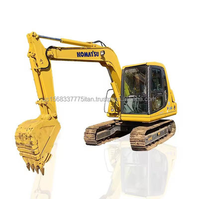 6 Tonnen Komatsu PC60 Gebrauchtbagger mit Original-Hydraulikventil und geringer Arbeitszeit