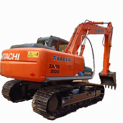 Hitachi ZX200 Bagger mit Original-Hydraulikpumpe und ausreichend Vorrat bereit zum Versand