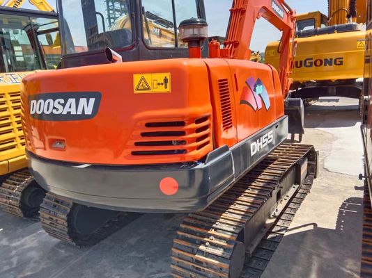 Doosan DH55 5,5 Tonnen Bagger mit Original-Hydraulikzylinder und geringer Arbeitszeit