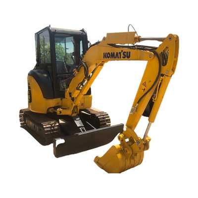 Niedrige Arbeitszeiten Gebrauchtkomatsu PC35 Bagger mit Original-Hydraulikzylinder