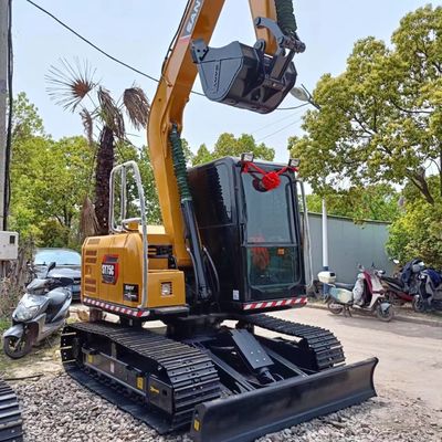 Sany SY75C Bagger mit 0,32 m3 Eimer-Kapazität und hervorragenden Arbeitsleistung