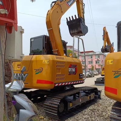 Sany SY75C Bagger mit 0,32 m3 Eimer-Kapazität und hervorragenden Arbeitsleistung