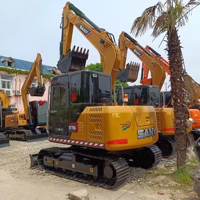 Sany SY75C Bagger mit 0,32 m3 Eimer-Kapazität und hervorragenden Arbeitsleistung
