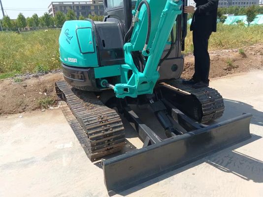 0.21M3 Eimerkapazität Gebraucht Kobelco SK55SR Crawler Bagger/Originalhydraulikventil