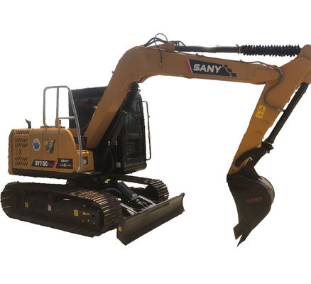 0.32M3 Eimer Kapazität Sany SY75C Pro Bagger Original Hydraulischer Zylinder und rechts