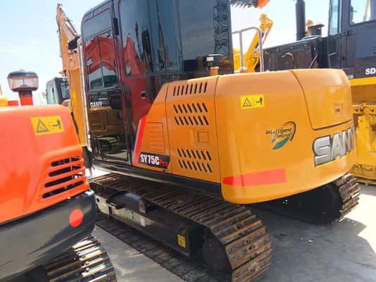 2016 SANY SY75C Pro Mini Digger in gutem Zustand mit Original-Hydraulikzylinder