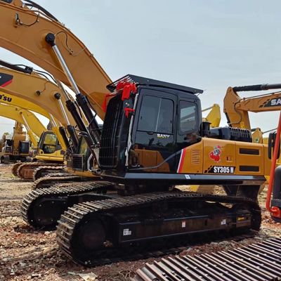 Gebraucht SANY SY365H Bagger mit 1,6m3 Eimer Kapazität und Hydraulik Crawler Daumen
