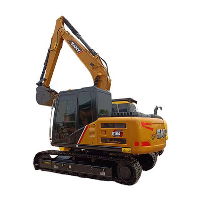 Gebrauchtes Sany SY135C Pro Gebraucht-Crawler-Exkavator mit Original-Hydraulikzylinder