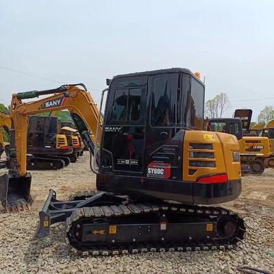 Sany SY60C Bagger mit hervorragender Arbeitsleistung und 0-2000 Arbeitsstunden