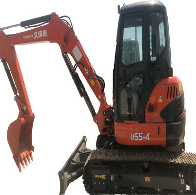 Mini-Bohrmaschine 5,5 Tonnen Kubota U55 Gebrauchtbagger mit Original-Hydraulikventil