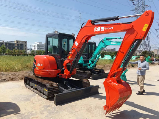 5.5 Tonnen KUBOTA KXU55 Minibagger 2016 mit Eigenschaften und Kernkomponenten verwendet