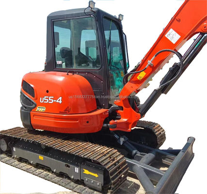Original Japan KUBOTA KXU55 Minibagger 5,5 Tonnen mit Originalmotor und PLC