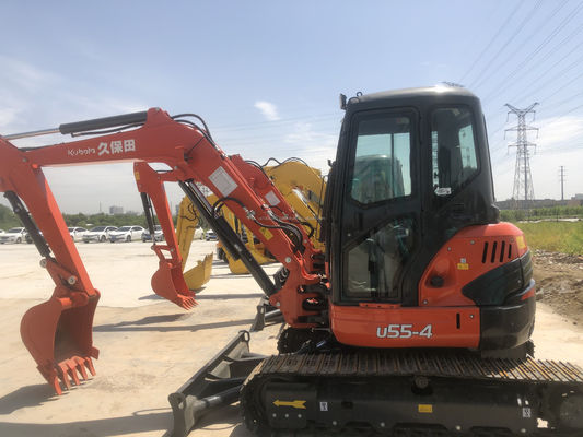Original Japan KUBOTA KXU55 Minibagger 5,5 Tonnen mit Originalmotor und PLC