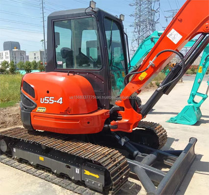 Original Japan KUBOTA KXU55 Minibagger 5,5 Tonnen mit Originalmotor und PLC