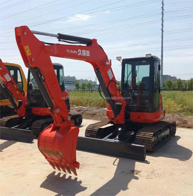 6TON Betriebsgewicht KUBOTA KXU55 Bagger mit Original-Hydraulikventil und Motor