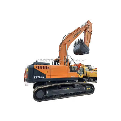 22 Tonnen Gebraucht Hyundai 220 Modell Crawler Bagger aus Korea Motor Hyundai Jahr 2016
