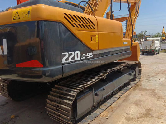 22 Tonnen Gebraucht Hyundai 220 Modell Crawler Bagger aus Korea Motor Hyundai Jahr 2016