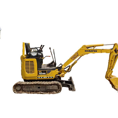 Großer Komatsu PC18 1,8 Tonnen Mini Digger Crawler Bagger mit Original-Hydraulikventil