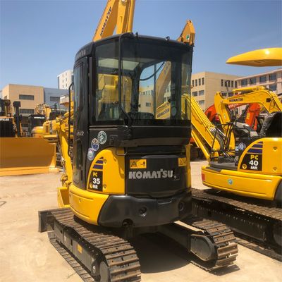 11.2 kw Komatsu PC35 Gebraucht Mini Digger Crawler Bagger 3,5 Tonnen Bagger Harga Bagger