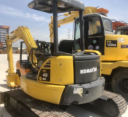 Gebrauchtes Komatsu PC40 4 Tonnen Hydraulisches Mini Digger Crawler Bagger mit 0.2M3 Eimerkapazität