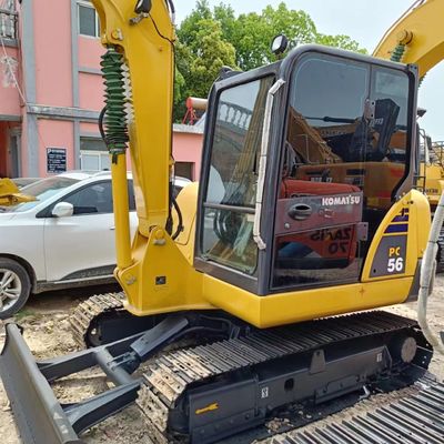 5.6 Tonnen Komatsu PC56 Mini Digger Crawler Excavator mit niedrigen Betriebskosten aus Japan