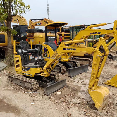 2016 Komatsu PC18MR Mini Gebrauchtbagger Crawler Bagger mit Original-Hydraulikventil