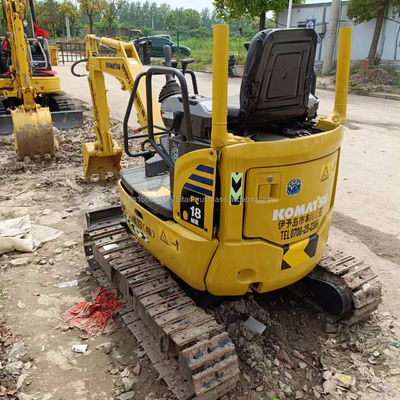 2016 Komatsu PC18MR Mini Gebrauchtbagger Crawler Bagger mit Original-Hydraulikventil