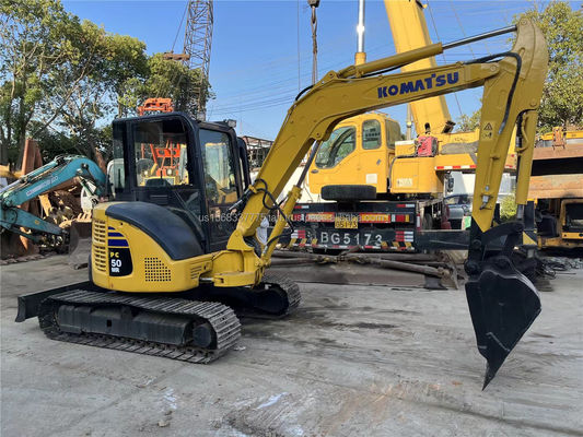 Gebrauchtes Komatsu PC50 Bagger mit Pilothouse 5020 KG Gewicht Original Hydraulikzylinder