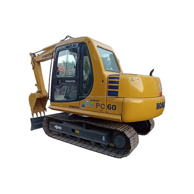 Komatsu PC60 Gebrauchtbagger Crawler 40kw und geringe Arbeitszeiten 0-2000
