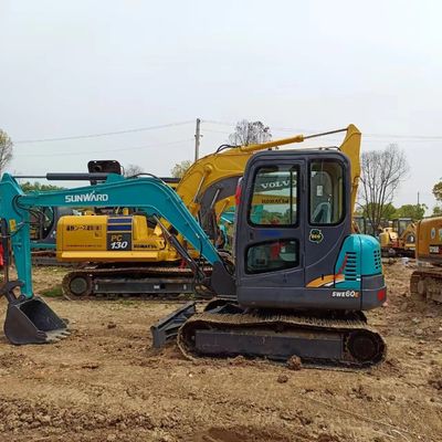 6TON Sunward SWE 60E Hydraulischer Crawler-Backhoe Gebrauchtmaschine