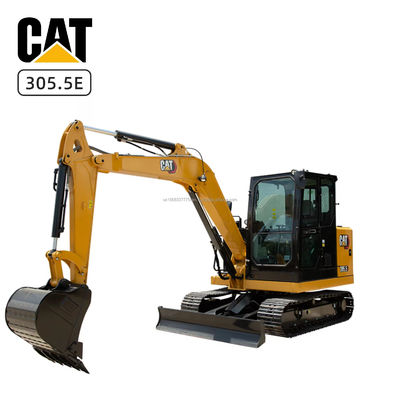 Hydraulischer Minibagger Cat 305.5E2 5 Tonnen Gebraucht Caterpillar Original Hydraulikpumpe