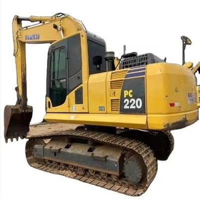 22TON Komatsu PC220 Bagger Gebraucht Komatsu Bagger mit 119 kW Motor