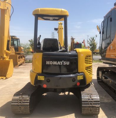 Komatsu PC56 5,6 Tonnen Hydraulik Mini Digger Crawler Bagger in gutem Zustand aus Japan