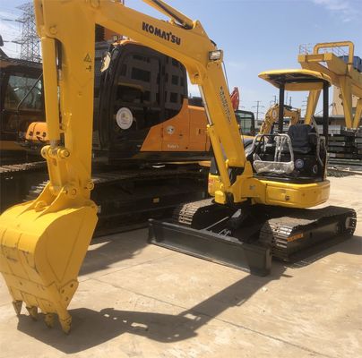 Komatsu PC56 5,6 Tonnen Hydraulik Mini Digger Crawler Bagger in gutem Zustand aus Japan