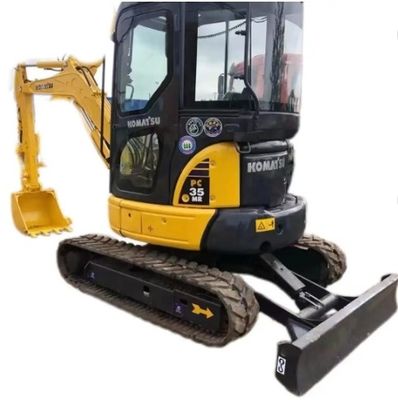 Kleiner hydraulischer Bagger Komatsu PC35 3,5 Tonnen großer Gebrauchtbagger mit 0,2 M3 Eimerfläche