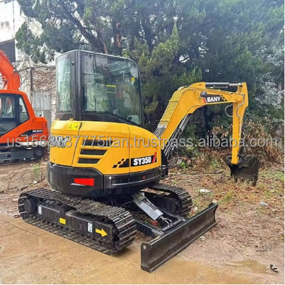 Niedrige Arbeitszeit Sany SY35U Mini Digger mit Original Hydraulikpumpe und ISUZU Motor