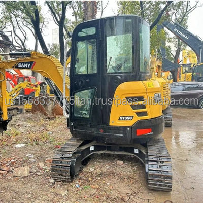 Niedrige Arbeitszeit Sany SY35U Mini Digger mit Original Hydraulikpumpe und ISUZU Motor