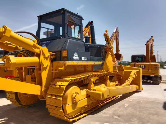 Baumaterialgeschäfte Gebraucht Shantui SD 32 Bulldozer mit Original-Hydraulikpumpe