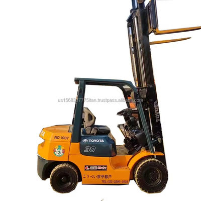 Toyota 7F30 Gabelstapler und vernünftig verwendete Maschine mit Gabellänge 1000 MM Gewicht KG 3000 kg