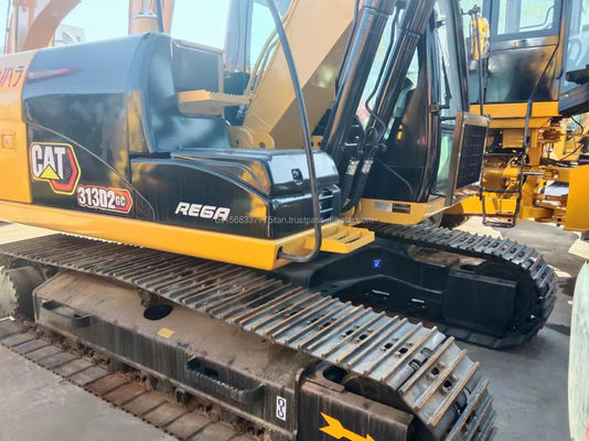 313D2GC Caterpillar Bagger 74,5 kw 13000 KG Gebrauchtes Crawler Bagger für den Bau