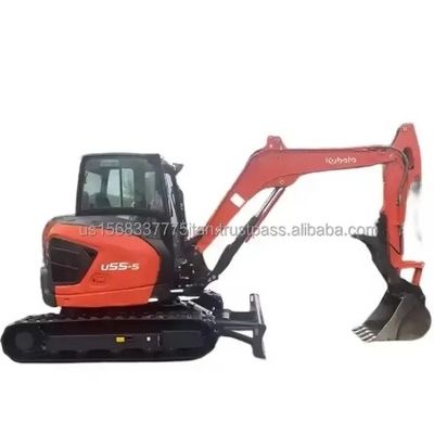 Lieferung 5,5 TON Kubota u55 Bagger geringe Arbeitszeit 0-2000 Gebrauchtes Minibagger