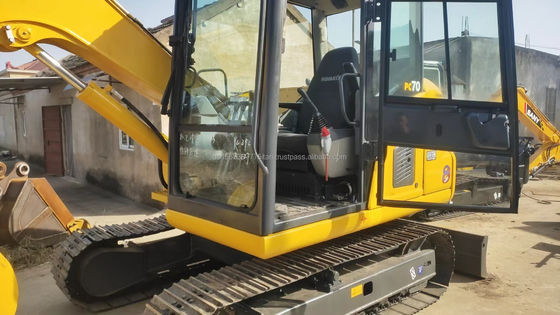 7 Tonnen Komatsu PC70 Gebraucht-Minibagger mit Original-Hydraulikzylinder und Ventil