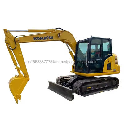 Komatsu PC70 Gebraucht zum Verkauf Hydraulischer Bagger Crawler 7TON mit Komatsu-Motor