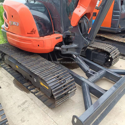Gebrauchtes KUBOTA KX163 Bagger mit Original-Hydraulikventil und Betriebsgewicht von 6TON