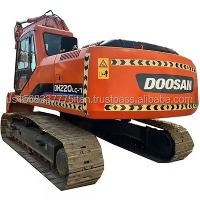 Doosan DH220-7 Bagger im Gebrauch und in gutem Zustand mit Original-Hydraulikventil