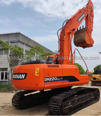 Doosan DH220-7 Bagger im Gebrauch und in gutem Zustand mit Original-Hydraulikventil